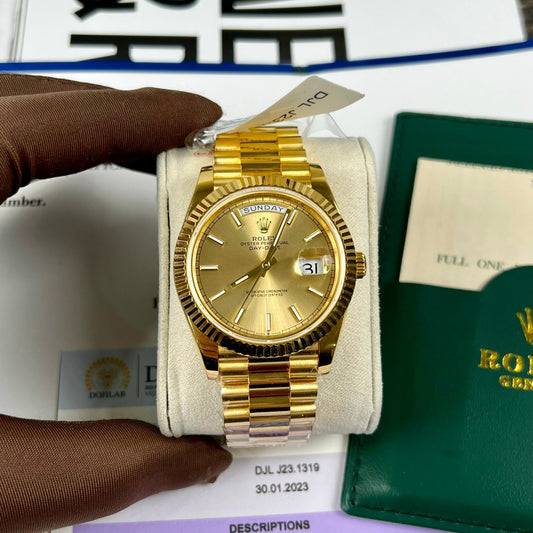 Rolex Day-Date 40mm 228238-0003 coated 18k yellow Oro Best 1:1 Edizione 130 gram