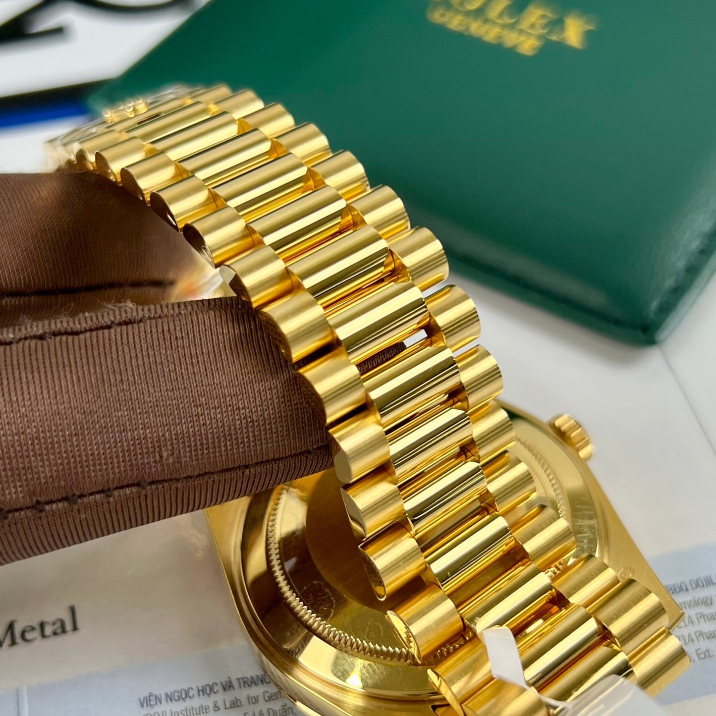 Rolex Day-Date 40mm 228238-0003 coated 18k yellow Oro Best 1:1 Edizione 130 gram