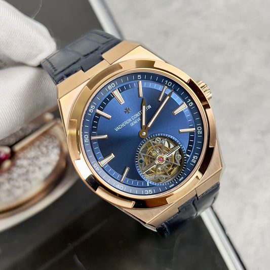 Vacheron Constantin Overseas Tourbillon 6000V/110R-B733 1:1 edizione migliore BBR Fabbrica Blu cinturino