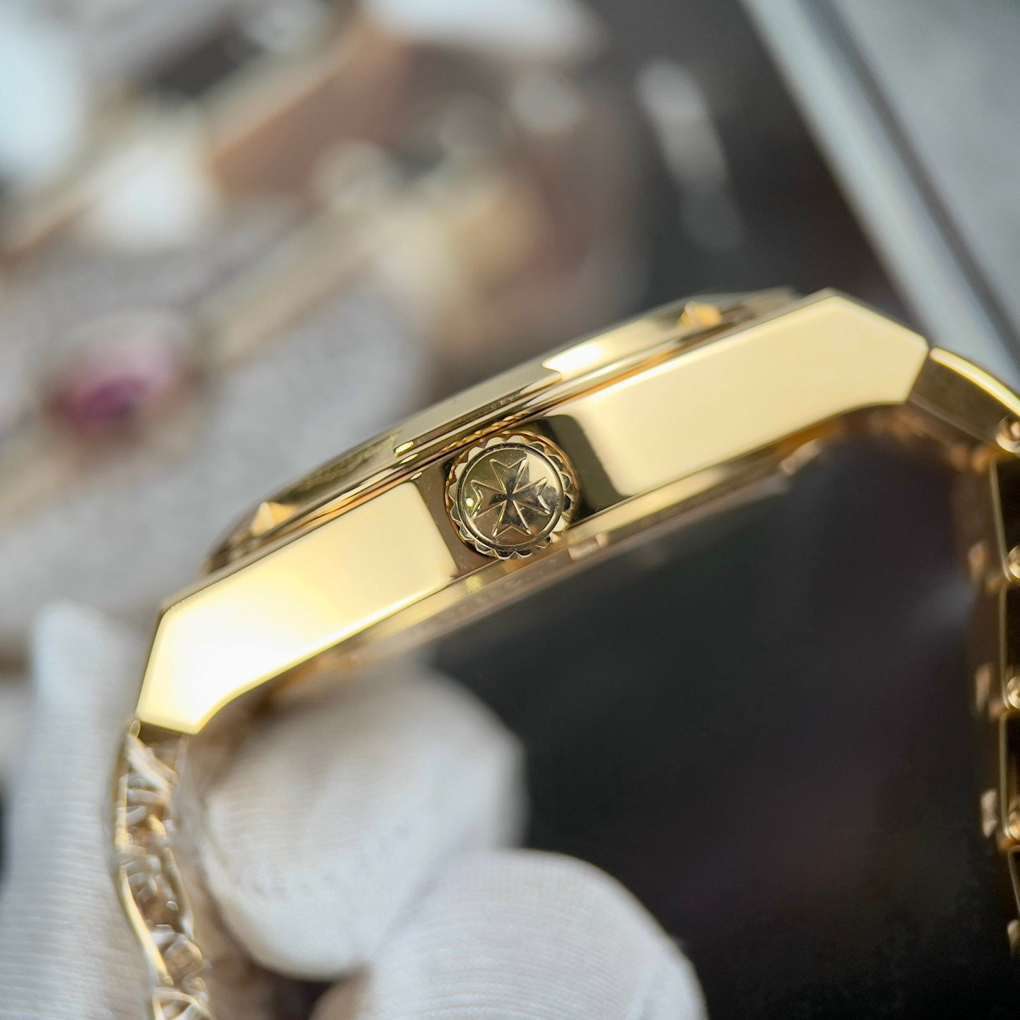 Vacheron Constantin Overseas Tourbillon 6000V/110R-B733 1:1 edizione migliore 18k coated Oro