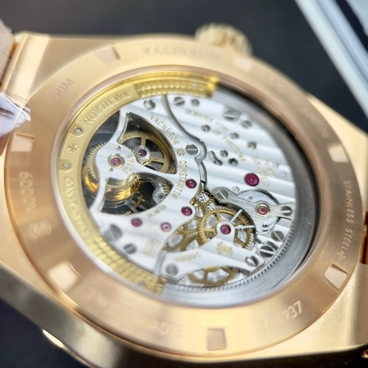 Vacheron Constantin Overseas Tourbillon 6000V/110R-B733 1:1 edizione migliore 18k coated Oro