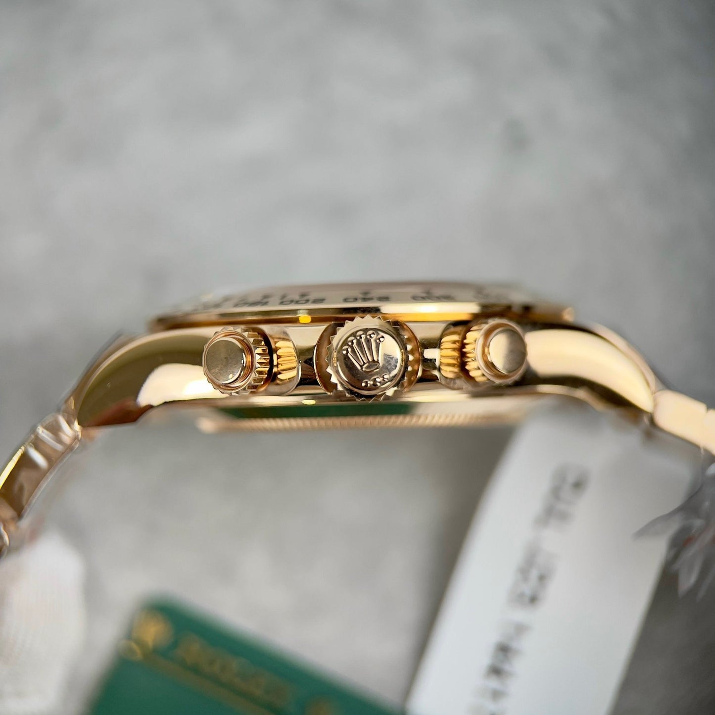 Rolex Daytona Cosmograph with Mother of Pearl quadrante 40mm 116528 custom 18k Oro filled Best 1:1 Edizione