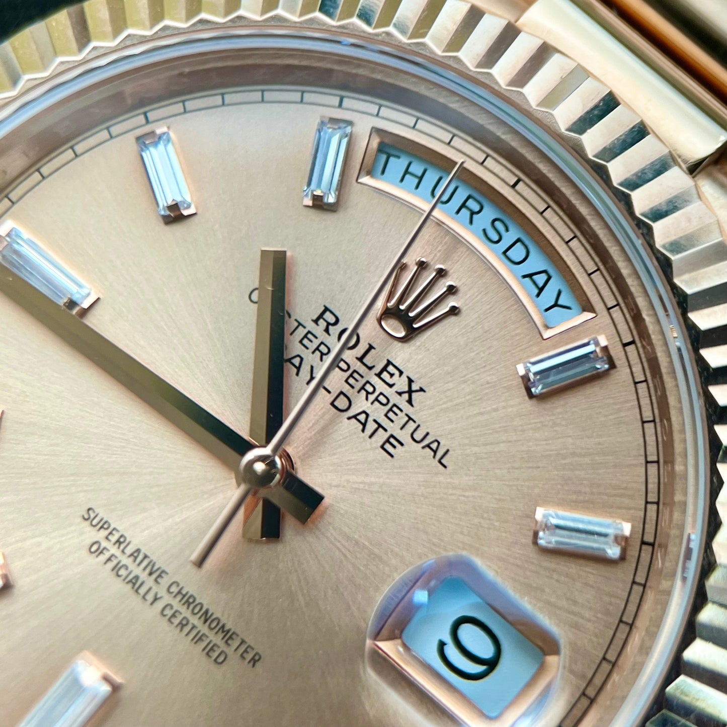 Rolex Day-Date 40 Rosa Oro 228235 champagne Oro Filled 18k from GM Fabbrica