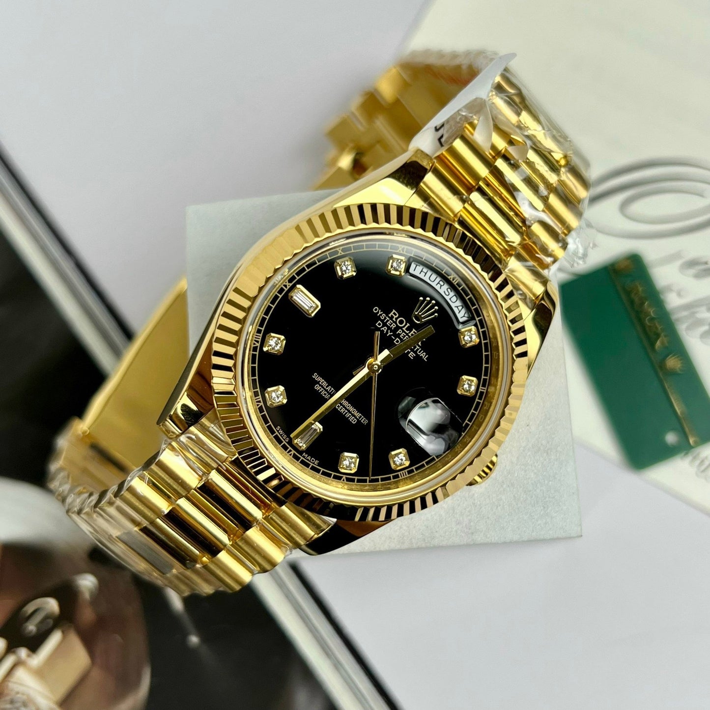 Rolex Day-Date 36 Oro Watch 118238-0111 Oro Filled 18k with 153 gram from GM Fabbrica