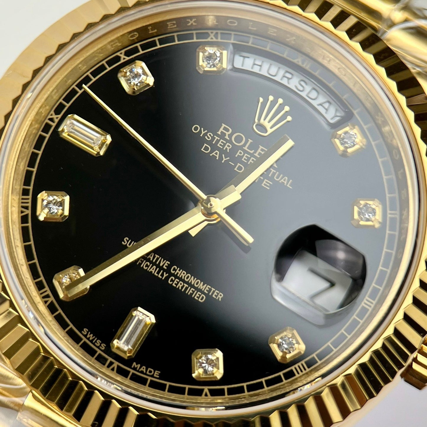 Rolex Day-Date 36 Oro Watch 118238-0111 Oro Filled 18k with 153 gram from GM Fabbrica
