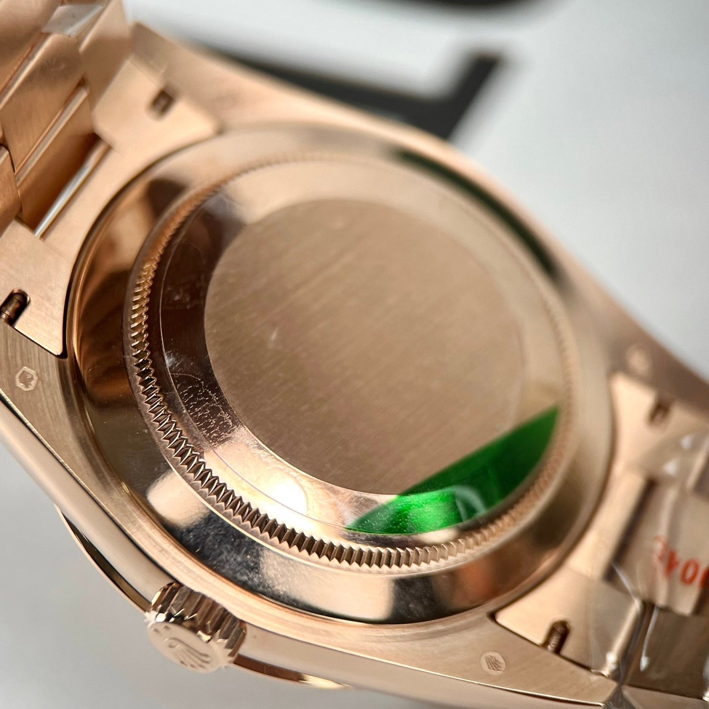 Rolex Oyster Day-Date 40mm 228235 coated 18k Rosa Oro Best 1:1 Edizione 130 gram moissanite lunetta