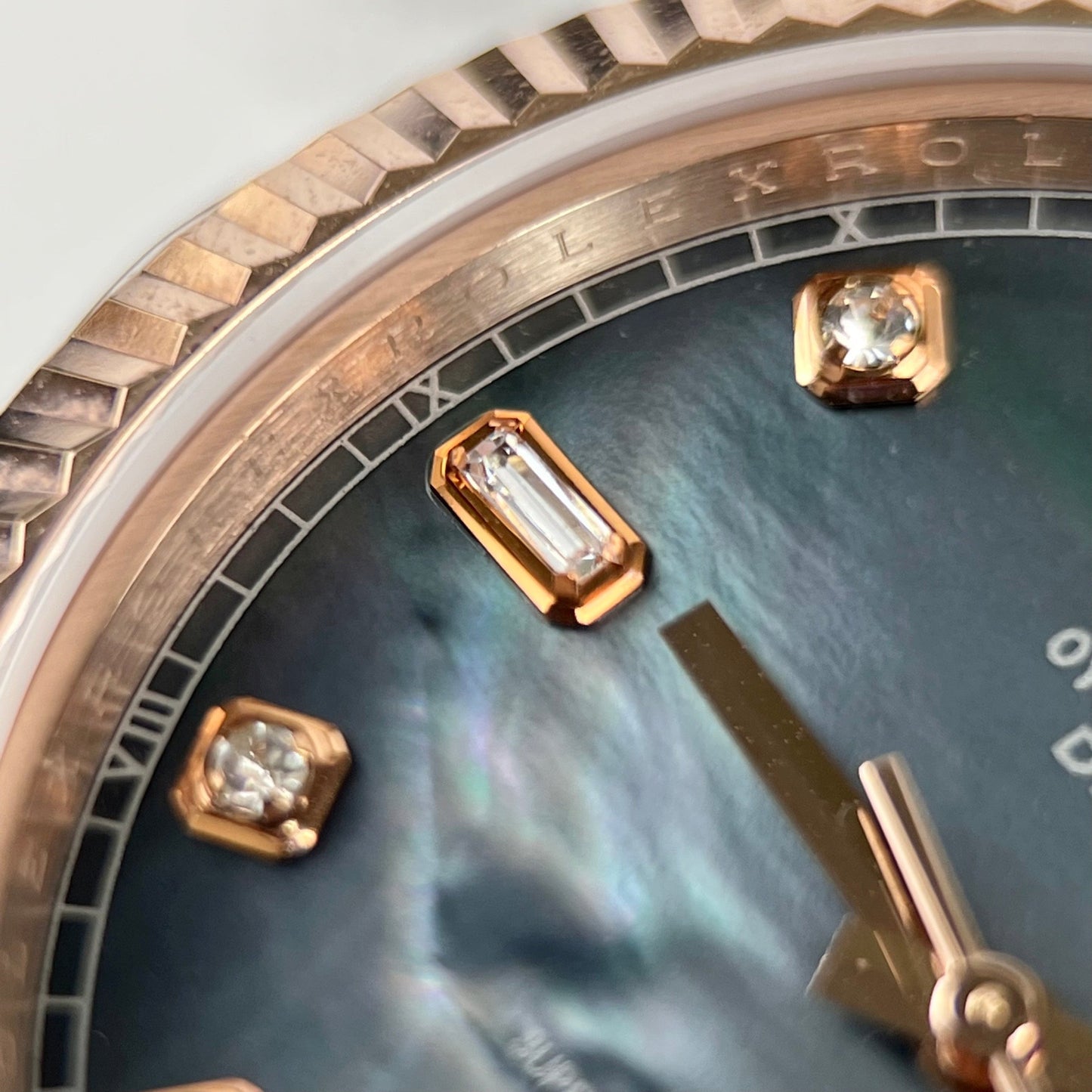 Rolex Day-Date Rosa Oro Rosa Diamond quadrante 36mm 128235  Best 1:1 Edizione coated 18k Rosa Oro 130 gram