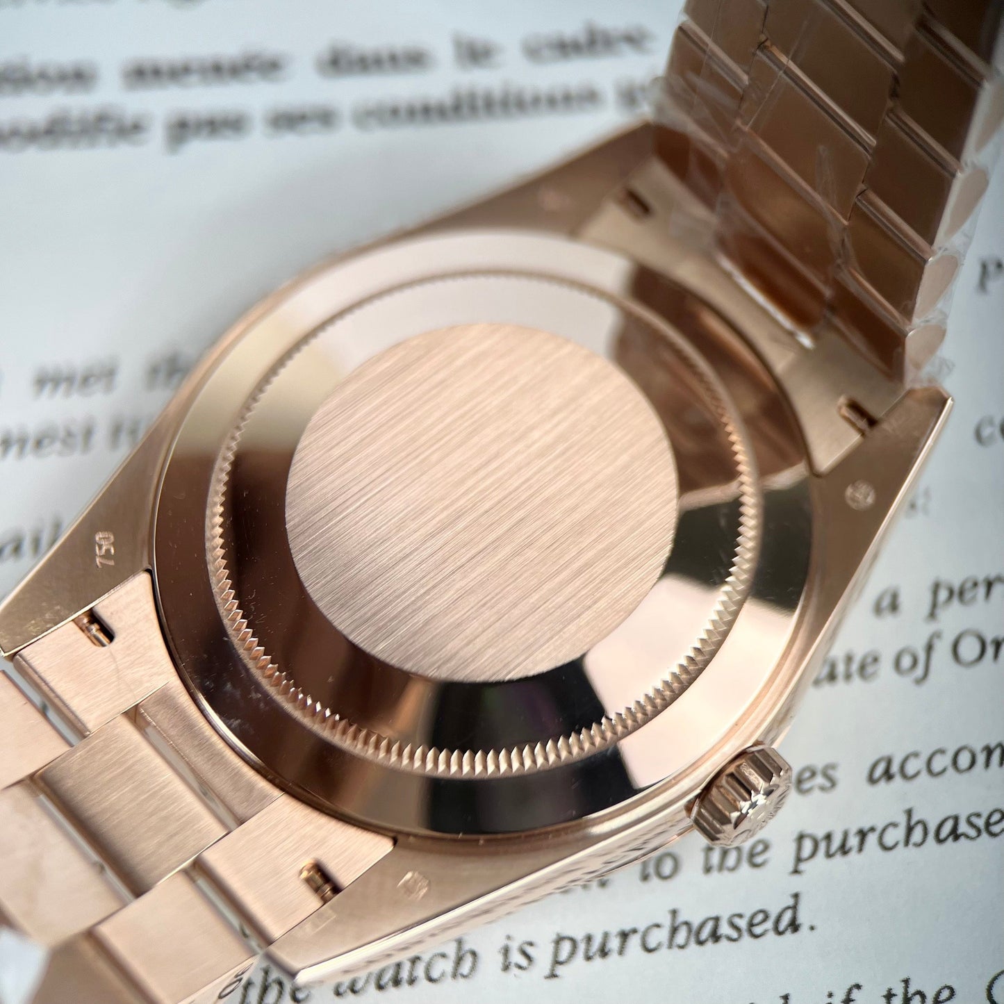 Rolex Day-Date Rosa Oro Rosa Diamond quadrante 36mm 128235  Best 1:1 Edizione coated 18k Rosa Oro 130 gram
