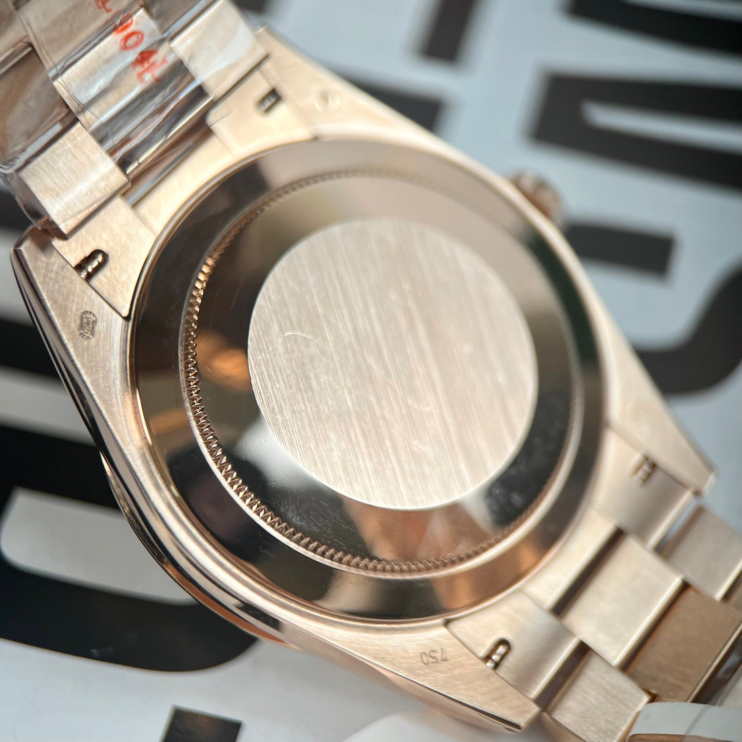 Rolex Day-Date 40 228235-0032 40mm best 1:1 Edizione 18k Rosa Oro coated and stone lunetta