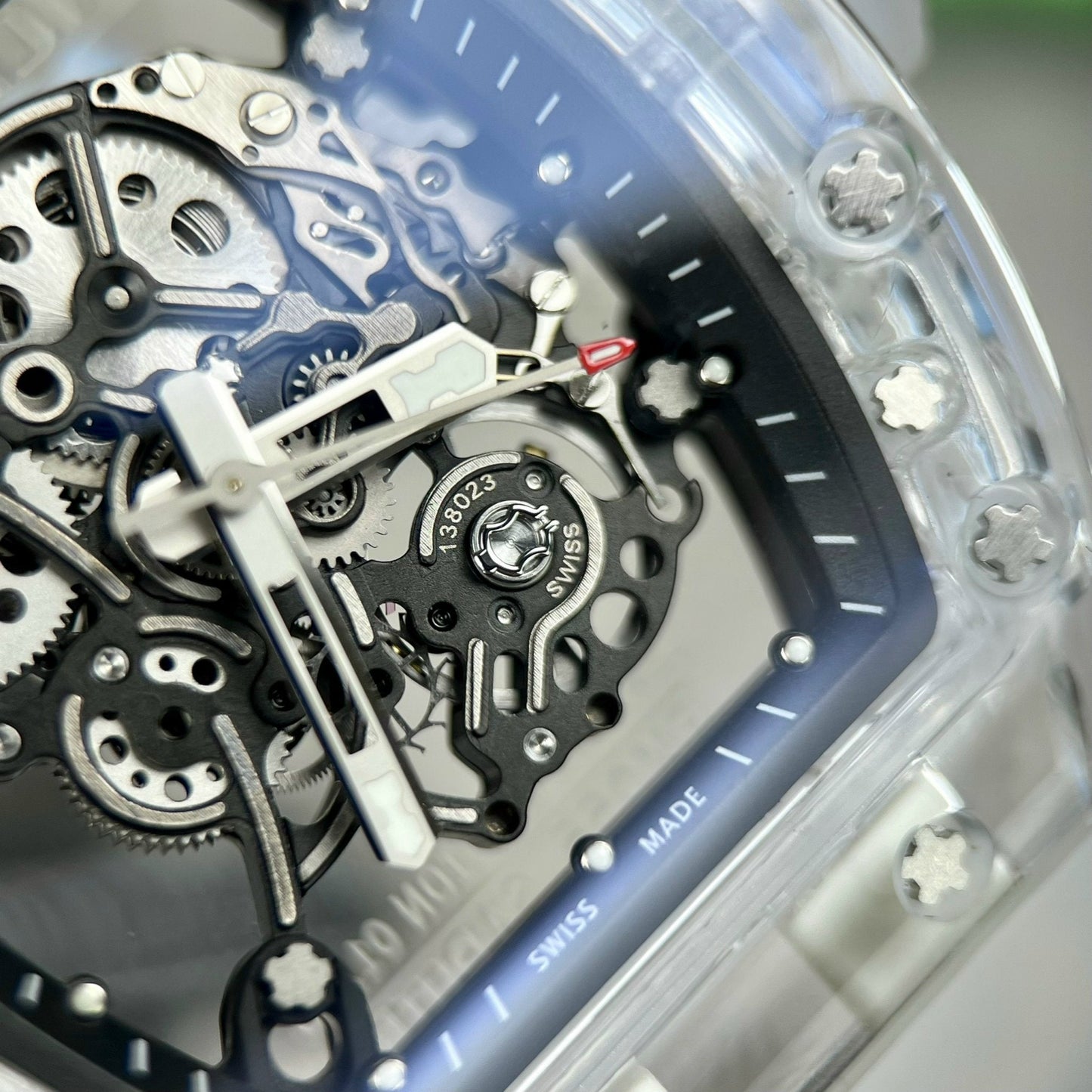 Richard Mille RM055 1:1 Best Edition RM Fabbrica Saphire case