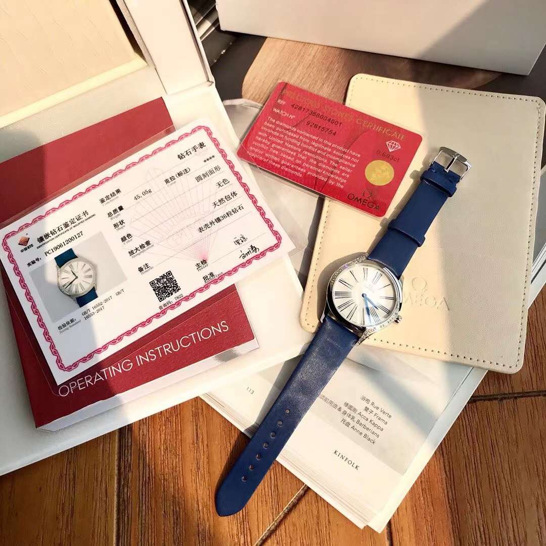 Omega De Ville Trésor Quartz 36 mm 428.17.36.60.04.001 Swiss Original movimento
