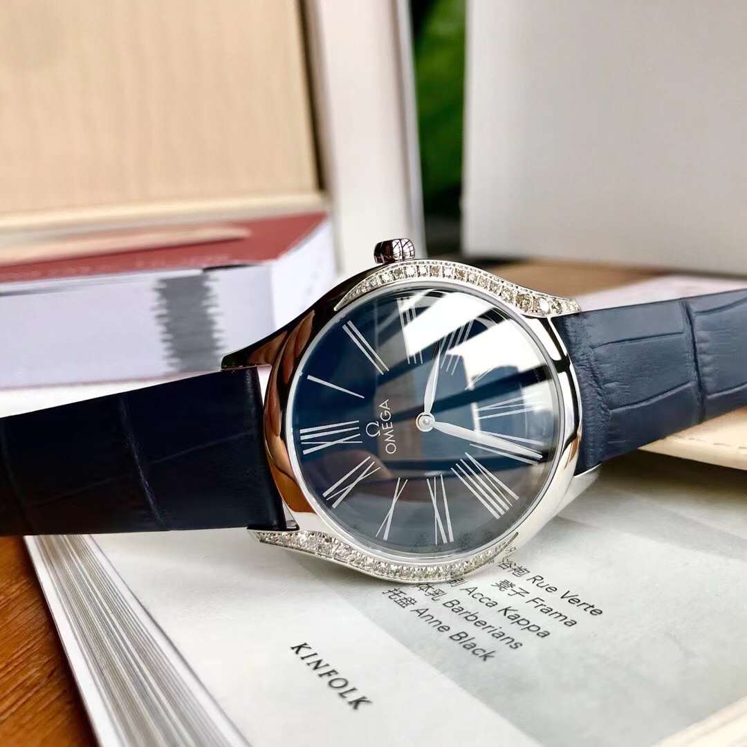 Omega De Ville Trésor Quartz 36 mm   428.18.36.60.03.001 Swiss Original movimento