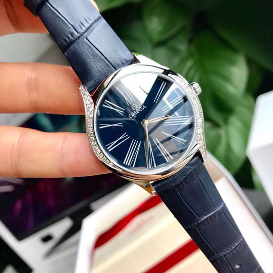 Omega De Ville Trésor Quartz 36 mm   428.18.36.60.03.001 Swiss Original movimento