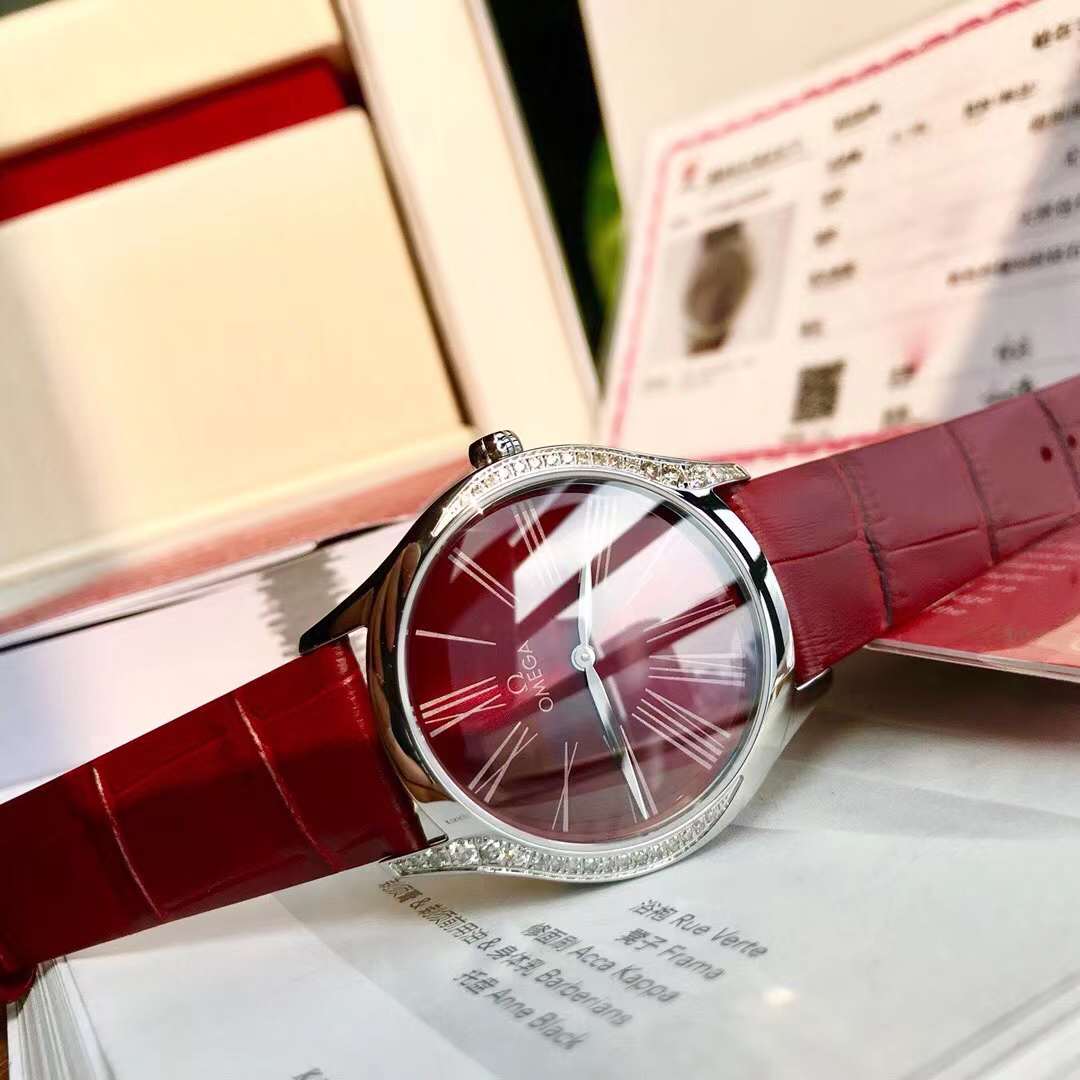 Omega De Ville Trésor Quartz 36 mm 428.18.36.60.11.002 Swiss Original movimento