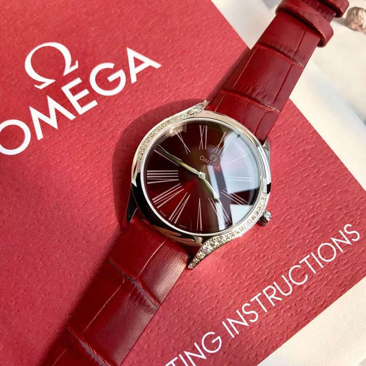 Omega De Ville Trésor Quartz 36 mm 428.18.36.60.11.002 Swiss Original movimento