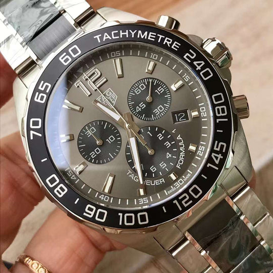 Tag Heuer Formula 1 Chronograph Anthracite Grey Dial Men Watch CAZ1011.BA0843 Swiss Original movimento
