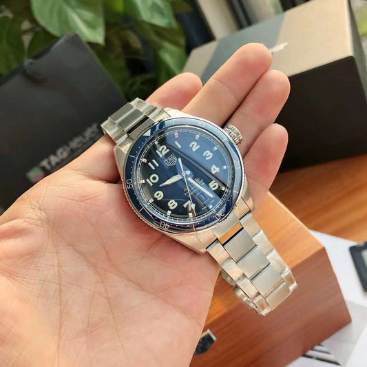 Tag Heuer Autavia WBE5116.EB0173 Calibre 5 Blue dial Swiss Original movimento