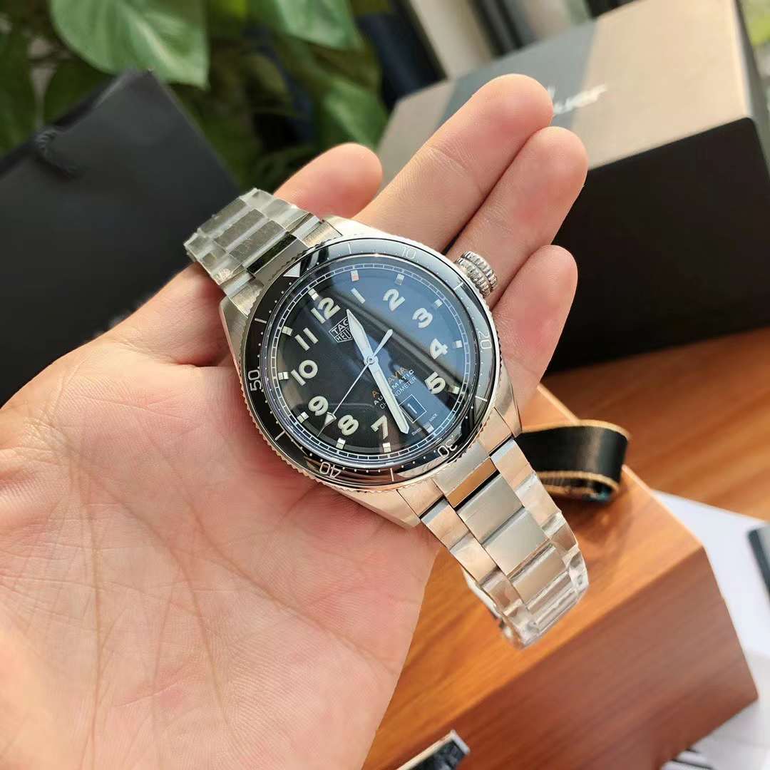 Tag Heuer Autavia WBE5116.EB0173 Calibre 5 Blue dial Swiss Original movimento
