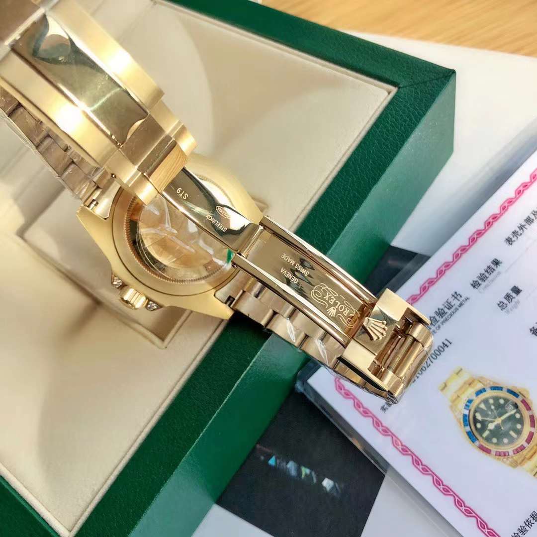 Rolex Gmt-Master II M126755SARU 41mm Swiss original movimento 18k plated