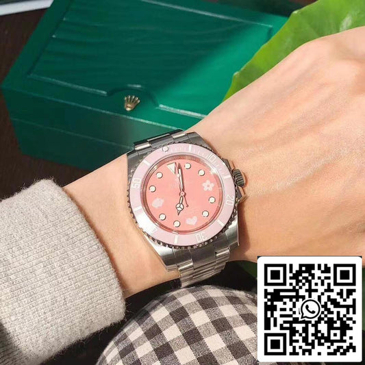 Rolex Submariner BLAKEN no date pink edition Swiss Original movimento