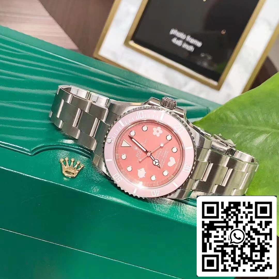 Rolex Submariner BLAKEN no date pink edition Swiss Original movimento