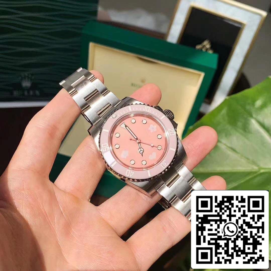 Rolex Submariner BLAKEN no date pink edition Swiss Original movimento