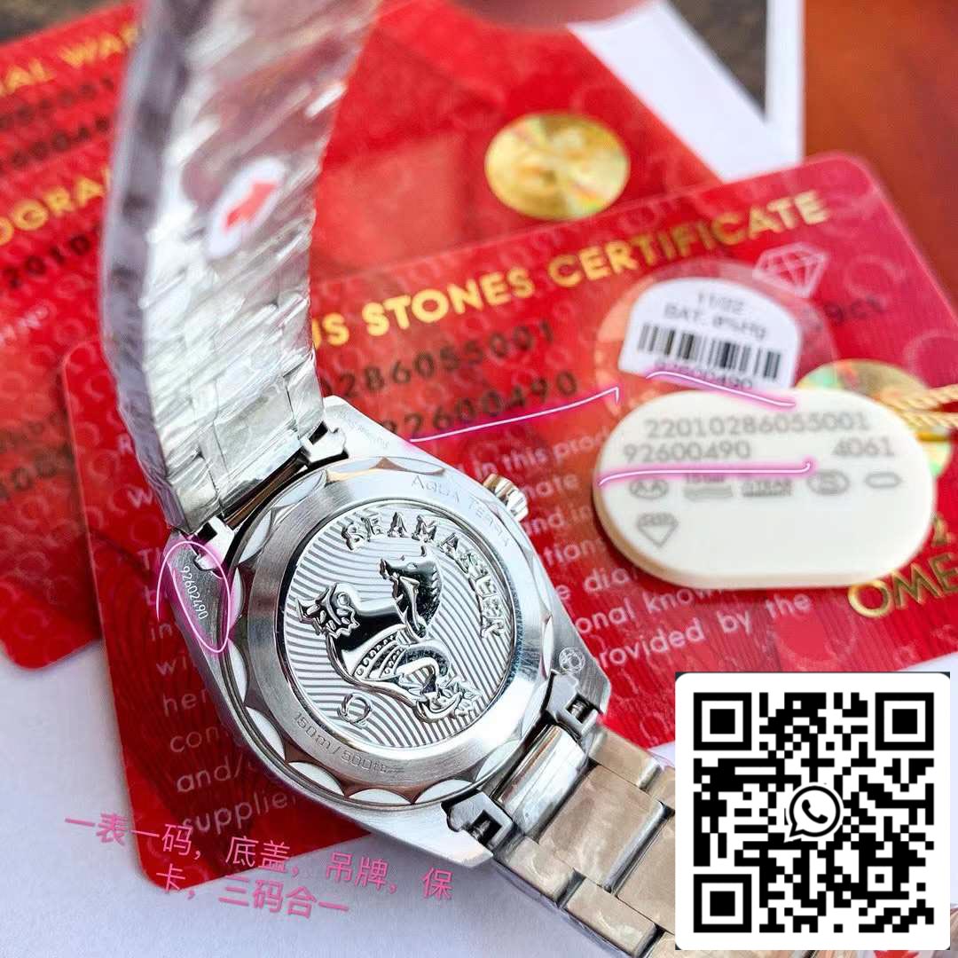 Omega Seamaster Aqua Terra 150M Ladies 28mm Quartz Diamond  Swiss Original movimento