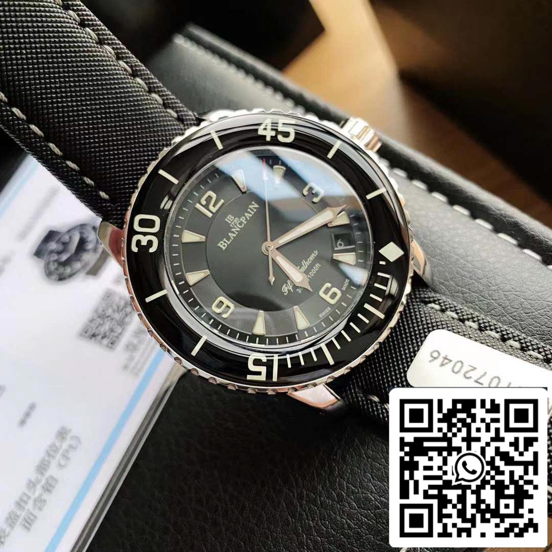 Blancpain Fifty Fathoms 5015-1130-52 Movimento original suíço