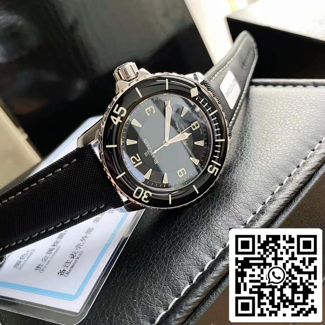 Blancpain Fifty Fathoms 5015-1130-52 Movimento original suíço