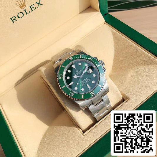Rolex Submariner Green Host M116610LV Swiss Original movimento