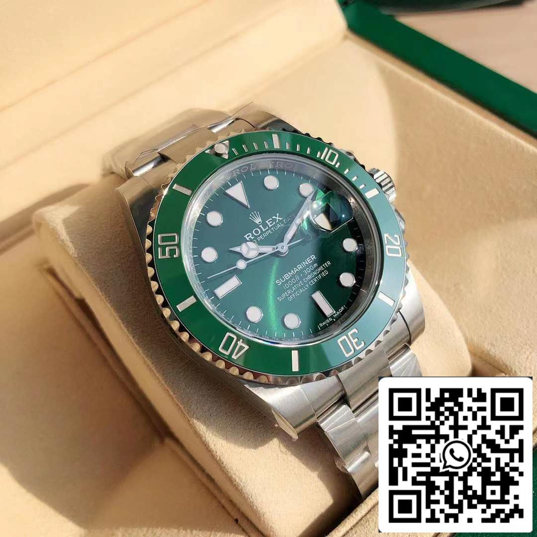 Rolex Submariner Green Host M116610LV Swiss Original movimento