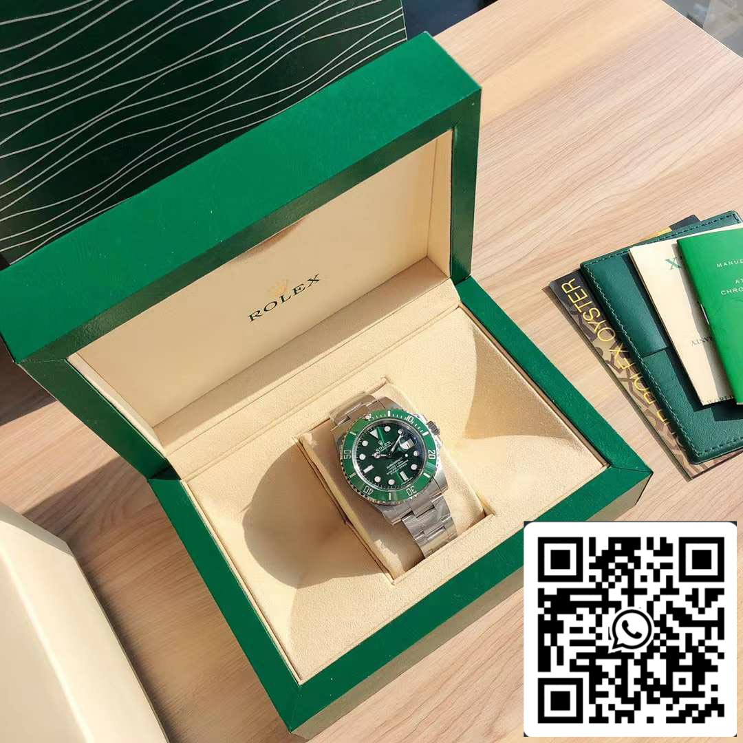 Rolex Submariner Green Host M116610LV Swiss Original movimento