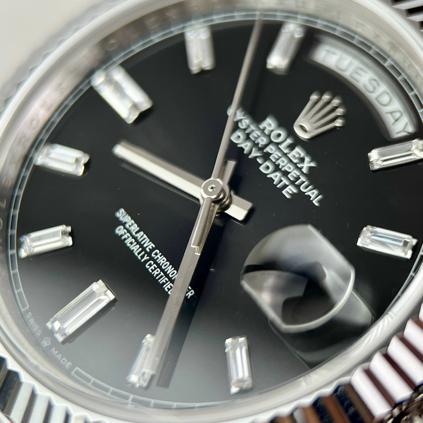 Rolex Day Date M228239 1:1 edizione migliore GM Fabbrica V2 quadrante nero