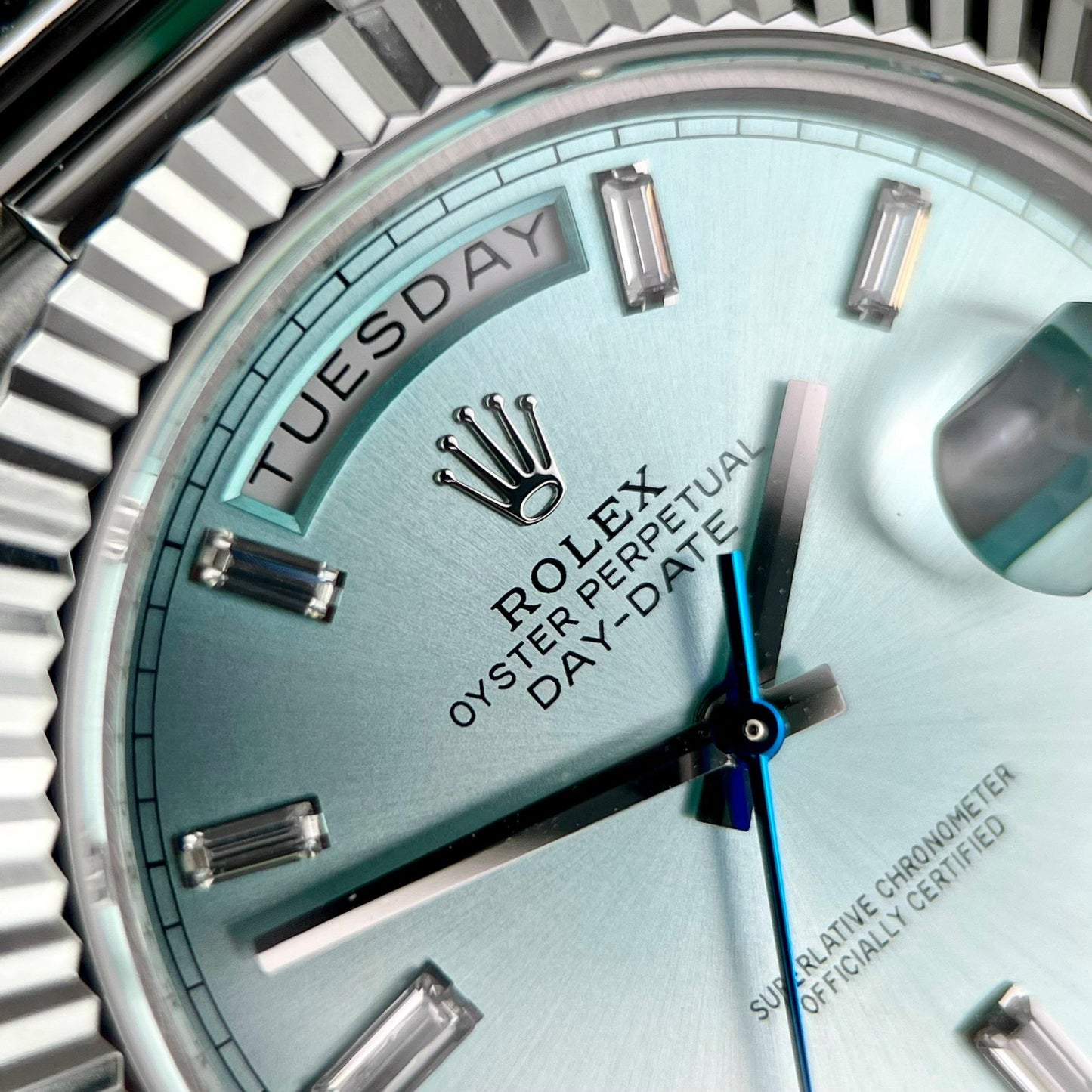 Rolex Day Date M228239 1:1 edizione migliore GM Fabbrica V2 Blu Tiffany quadrante