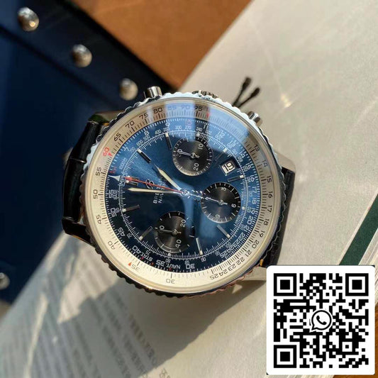 Breitling Navitimer 1 B01 Chronograph 46 Blue Dial Men's Watch - Swiss Original movimento