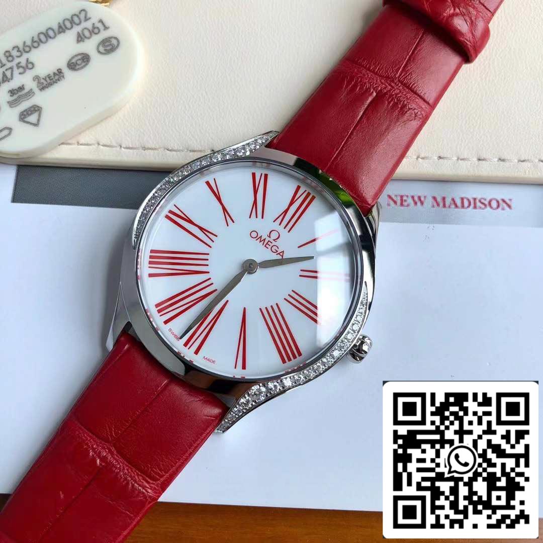Omega De Ville Trésor Quartz 36 mm 428.18.36.60.04.002 Swiss Original movimento