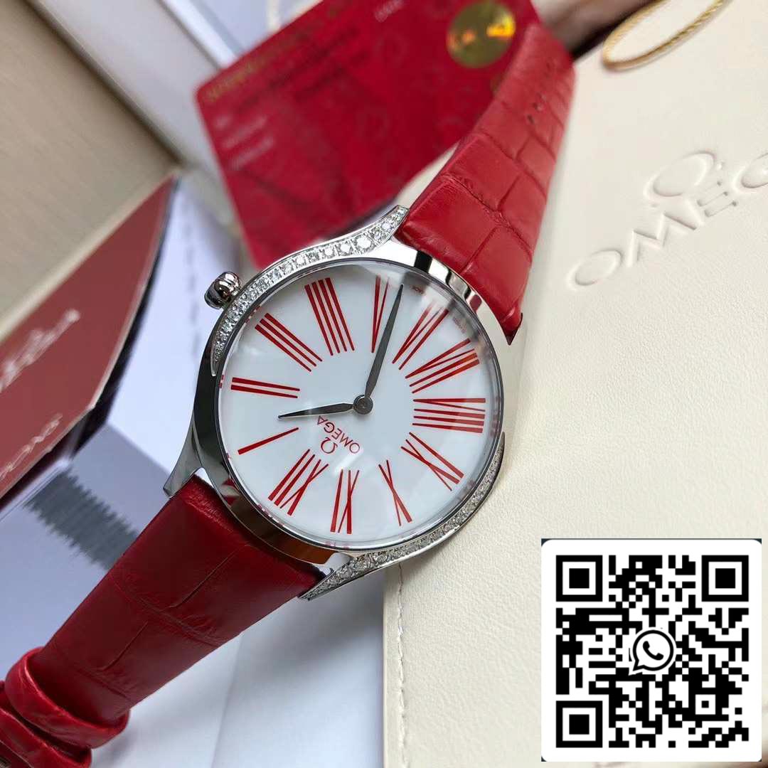 Omega De Ville Trésor Quartz 36 mm 428.18.36.60.04.002 Swiss Original movimento