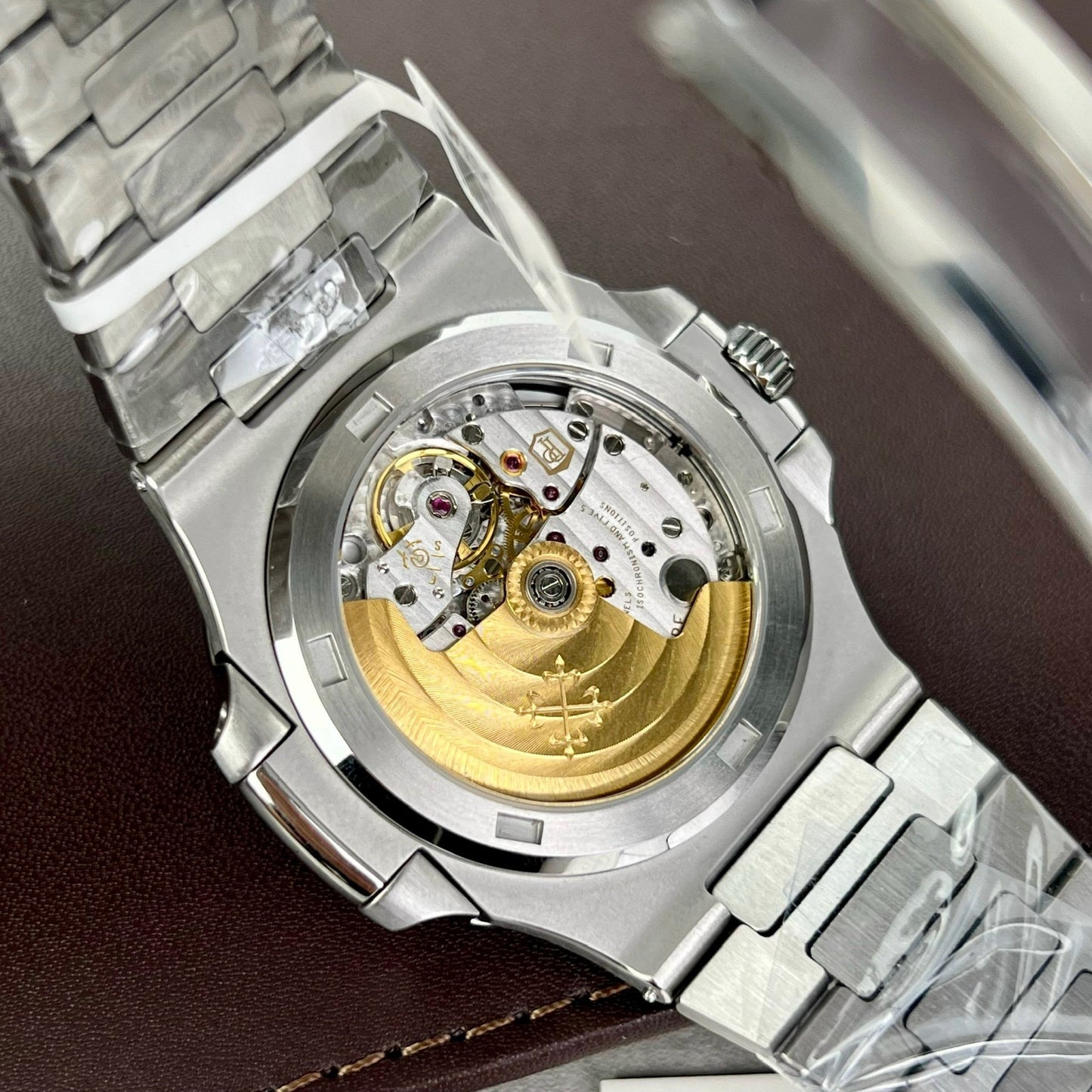 Patek Philippe Nautilus 5711/112P-001Best 1:1 Edition PPF Fabbrica custom Ruby Stone