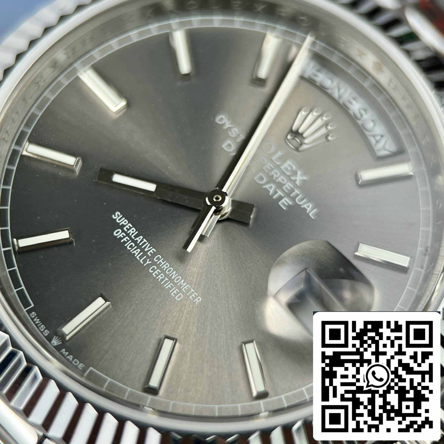 Rolex Day-Date M228236-0013 Platinum slate quadrante Best 1:1 Edizione GM Fabbrica V2
