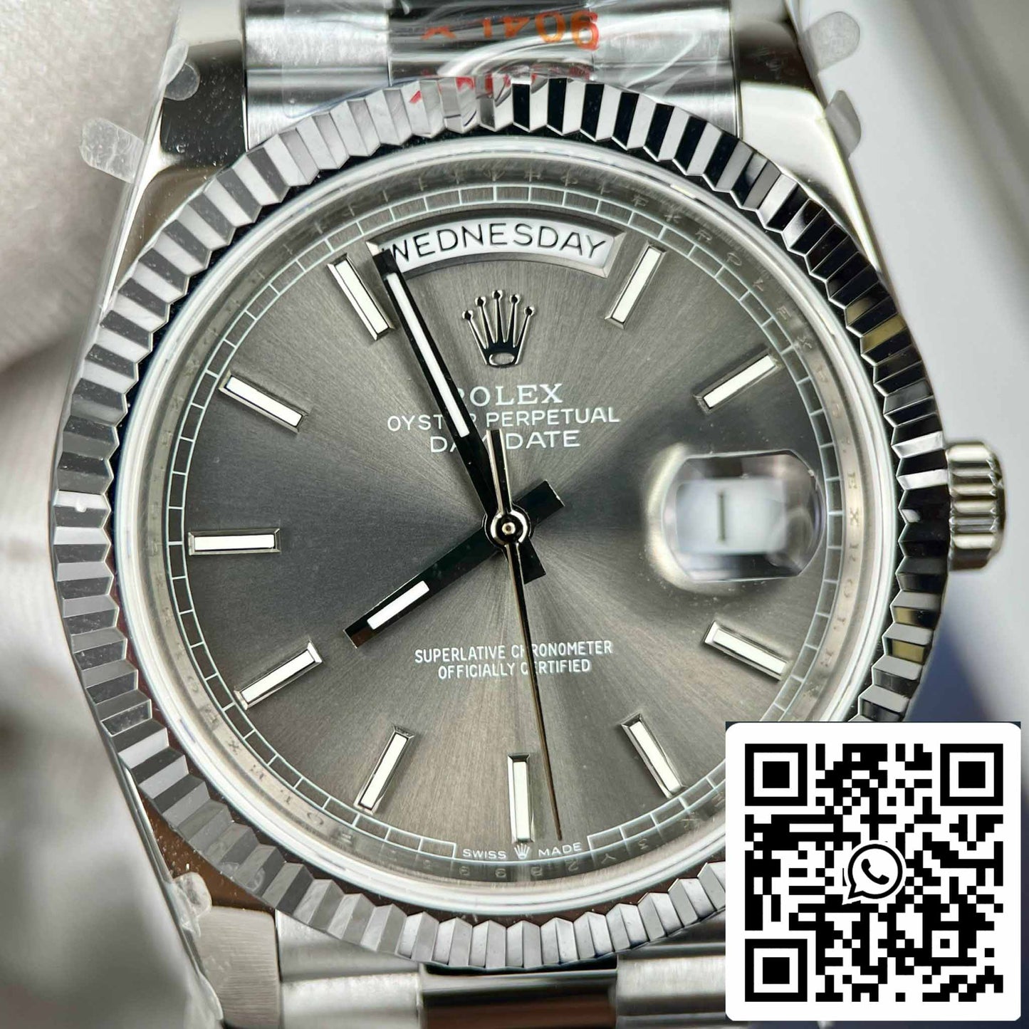 Rolex Day-Date M228236-0013 Platinum slate quadrante Best 1:1 Edizione GM Fabbrica V2