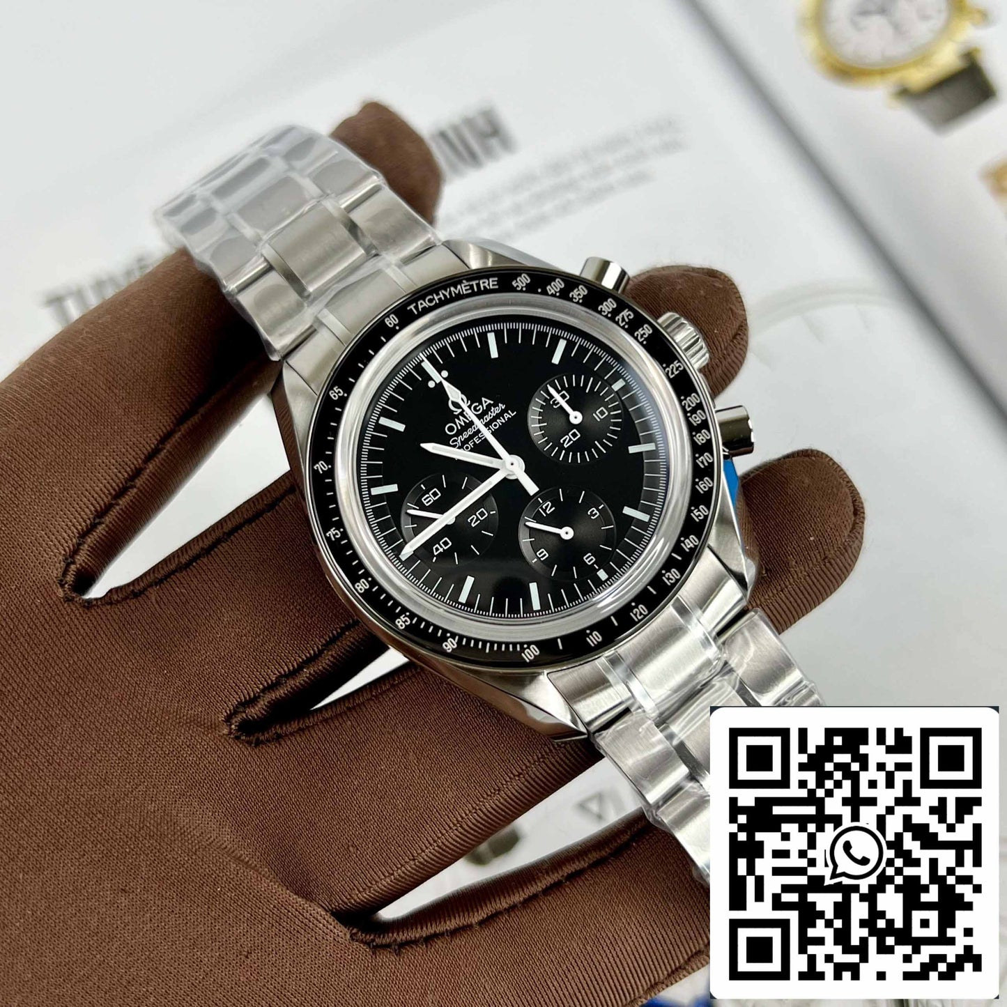 Omega Speedmaster 311.30.42.30.01.005 1:1 Best Edition OM Fabbrica Black Dial