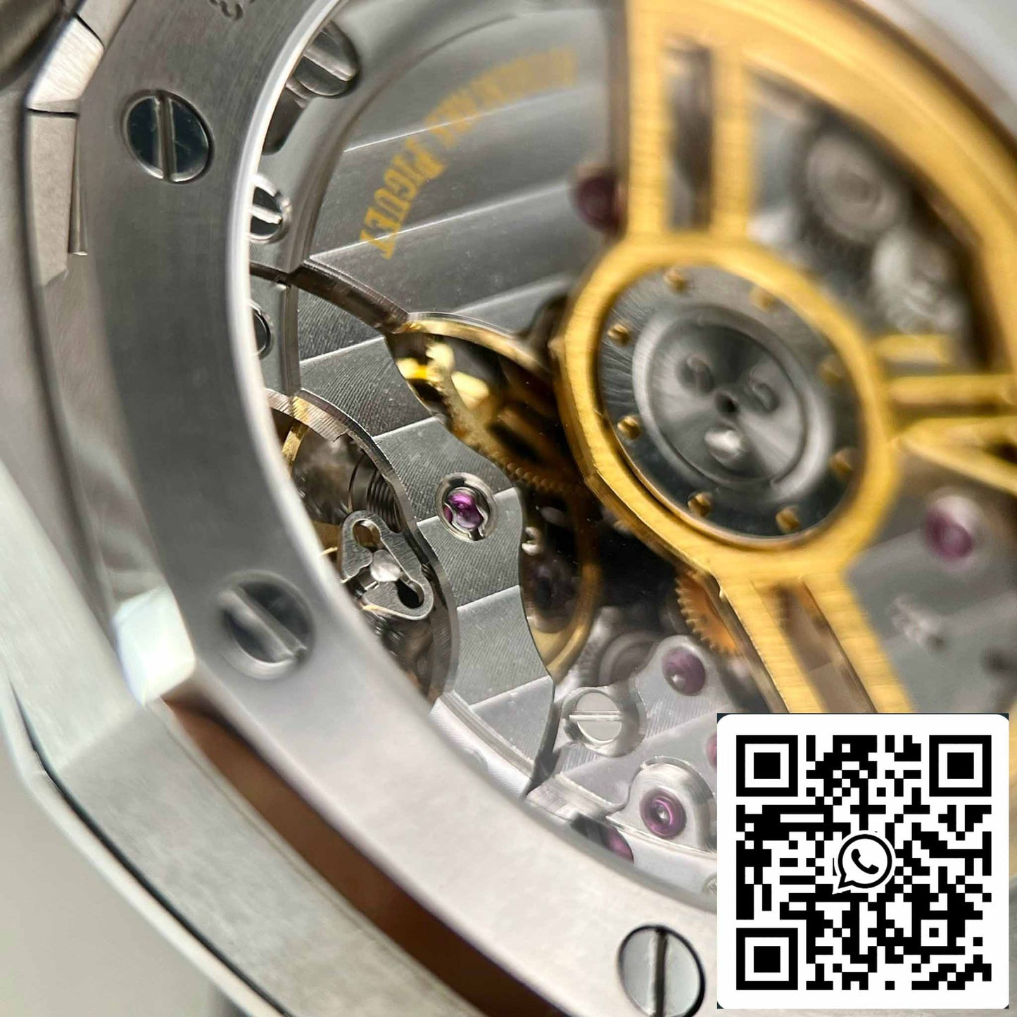 replica Audemars Piguet Royal Oak 15400ST.OO.1220ST.01 Custom Moissanite Diamonds