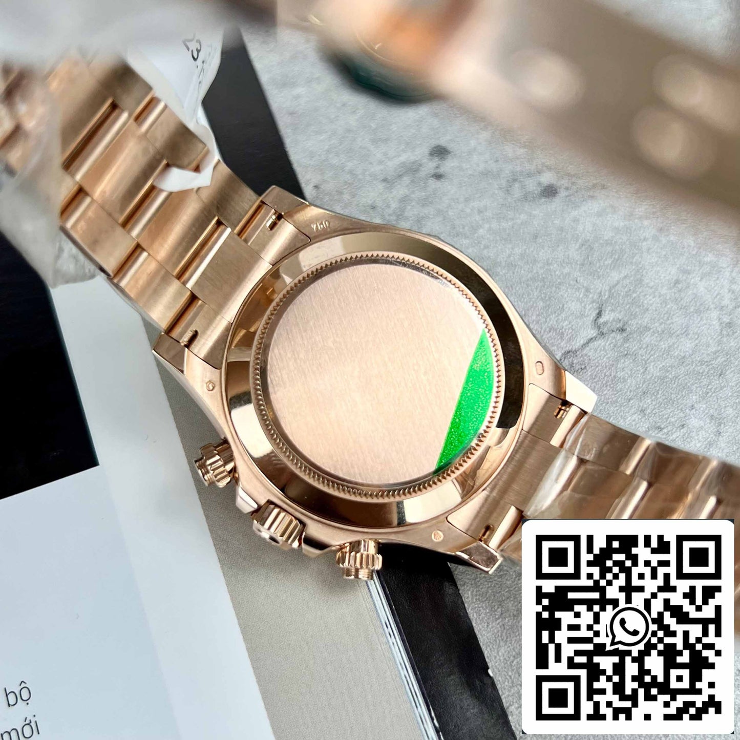 Best replica ROLEX Cosmograph Daytona 116505 Rosa Oro quadrante in meteorite - 18k Rosa Oro coated