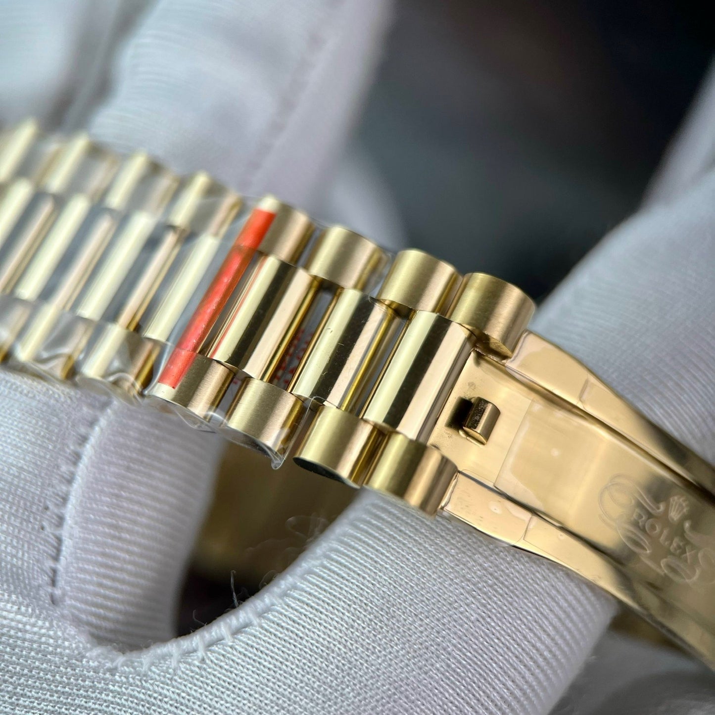 Rolex Day Date M228238-0061 Melhor 1:1 Edizione GM Fabbrica V2 quadrante verde Amarelo Oro