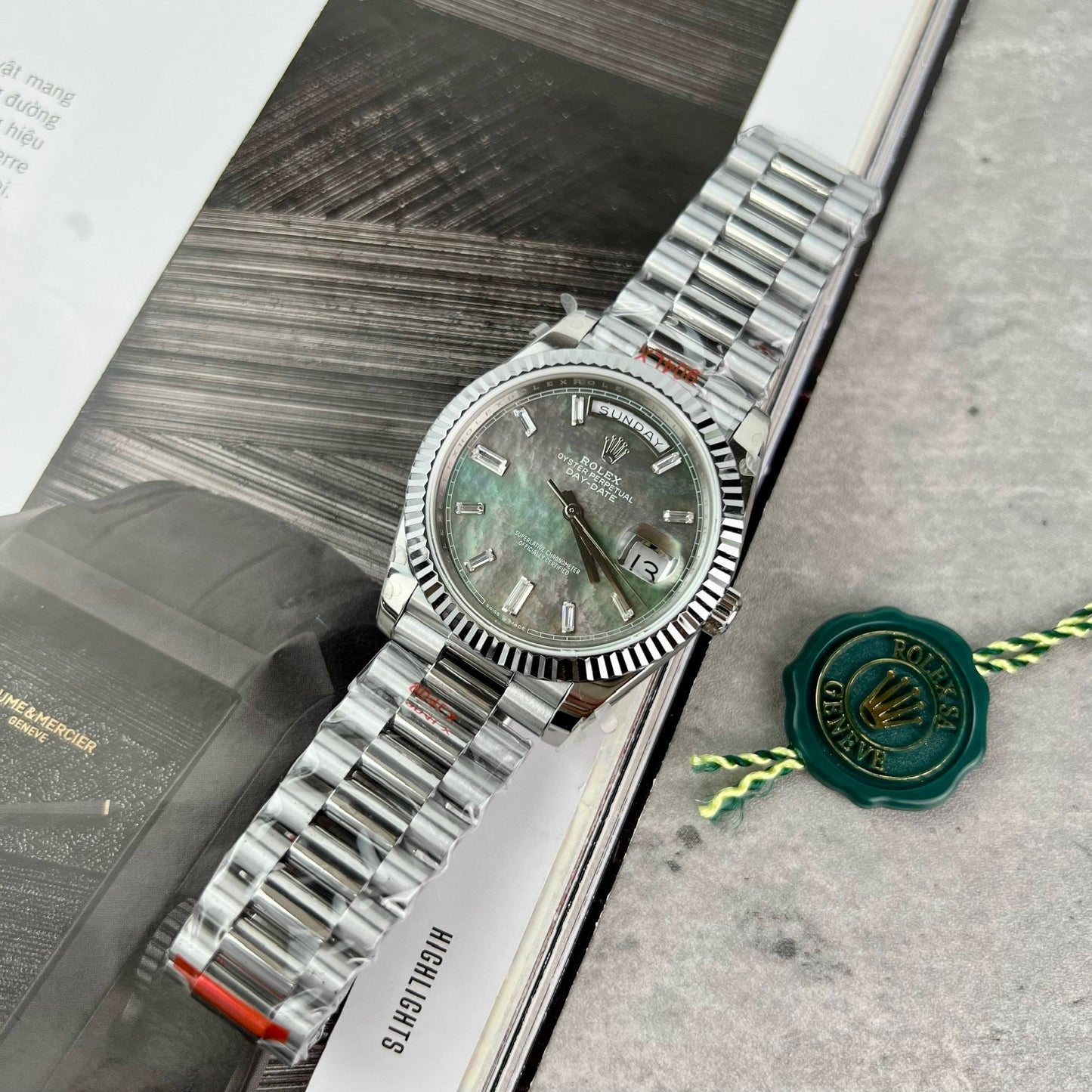 Rolex Day Date 40 228239 - Mother Of Pearl quadrante Best 1:1 Edizione GM Fabbrica V2