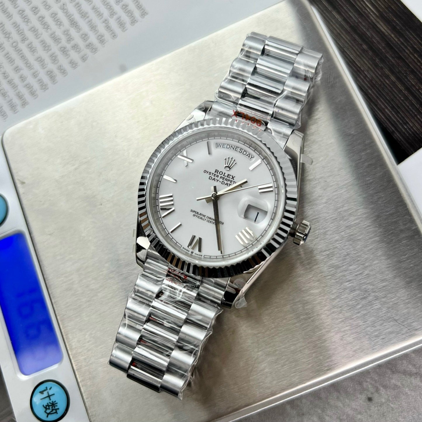 Rolex Day Date 40mm 228238  President Bianco Roman Best 1:1 Edizione GM Fabbrica V2