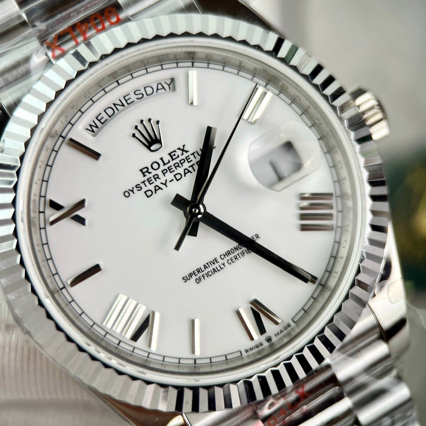 Rolex Day Date 40mm 228238  President Bianco Roman Best 1:1 Edizione GM Fabbrica V2