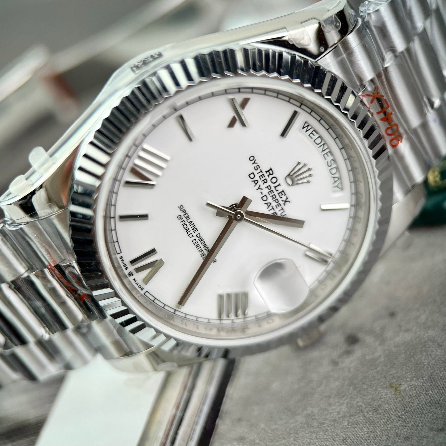 Rolex Day Date 40mm 228238  President Bianco Roman Best 1:1 Edizione GM Fabbrica V2