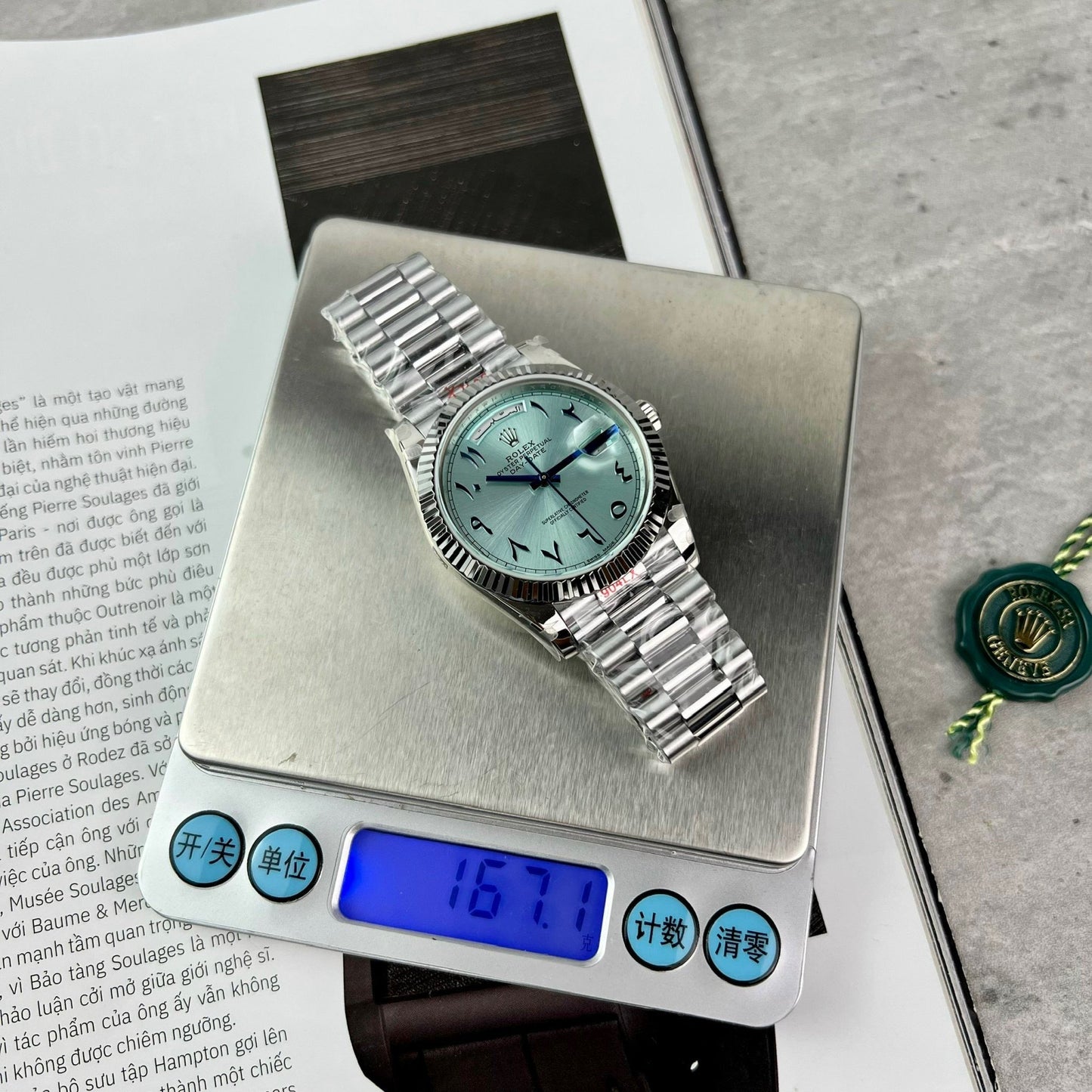 Rolex Day Date 40 - 228206 Arabic quadrante Best 1:1 Edizione GM Fabbrica V2
