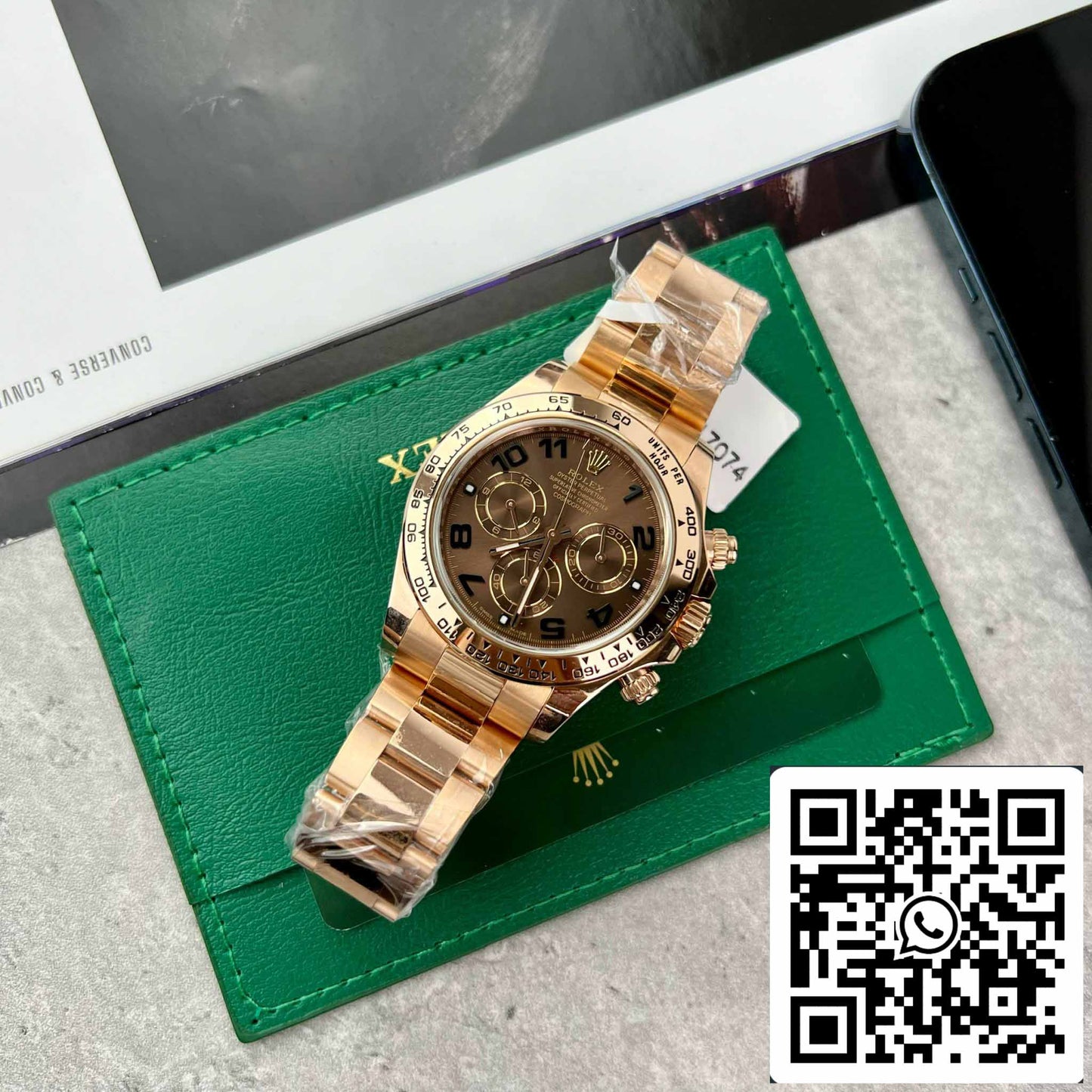 Rolex Daytona 116515 Rosa Oro Chocolate Arabic quadrante - BT Fabbrica best 1:1 Edizione